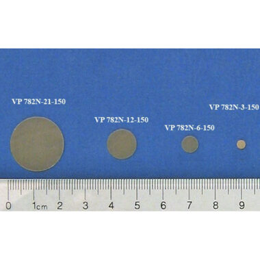 Parylene encapsulated NdFeB (42 MGO) Stir Disc, 3.4 mm Diameter and 0.73 mm Thick